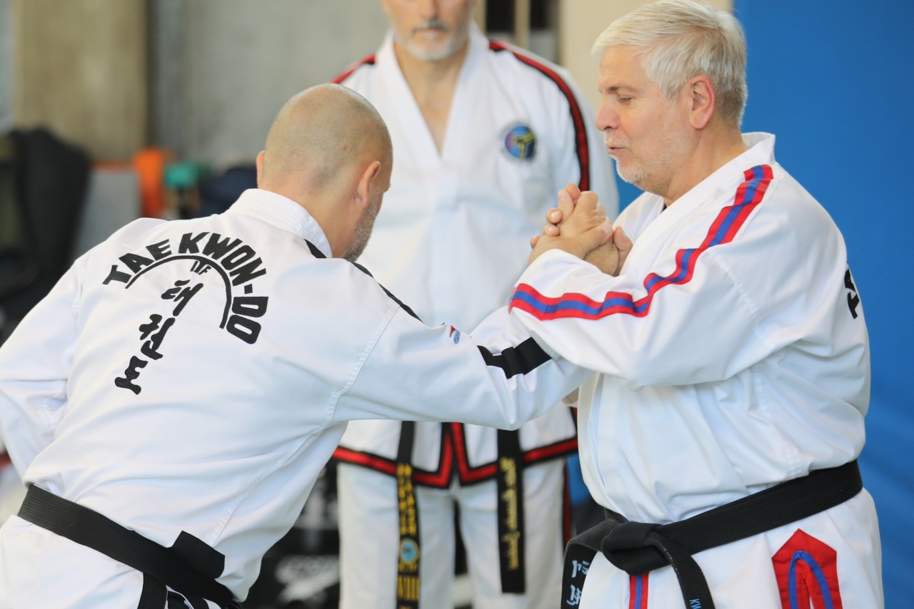 Students training at Woodbridge Taekwon-Do